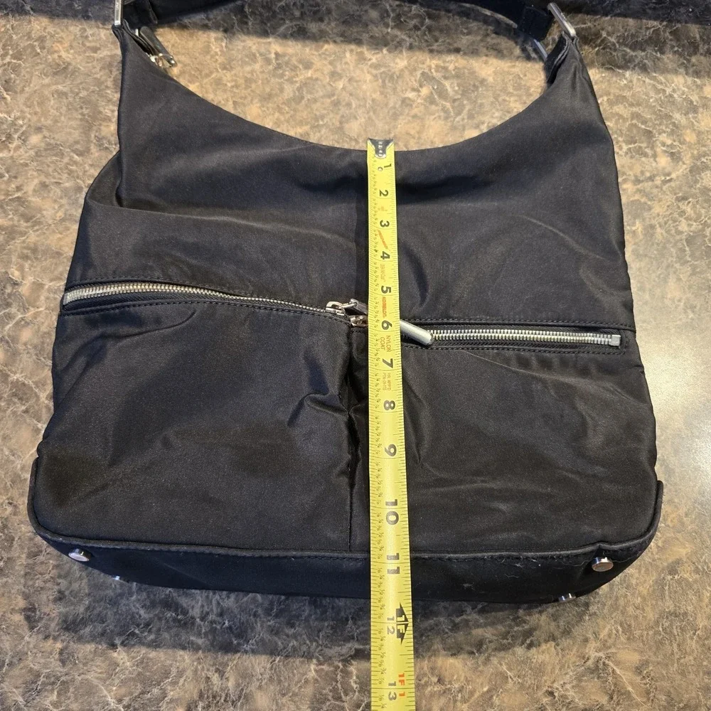 HOBO Black Hobo Bag‎ with Silver Accents
